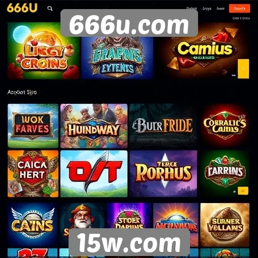 Principais jogos disponíveis em 666u.com